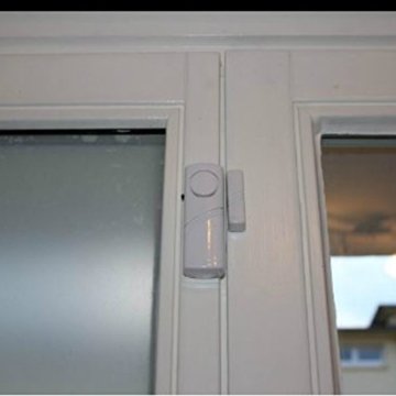 Eurosell 3 Stück Fenster / Tür Alarm Sensor + Sirene - Einbruch Diebstahl Schutz ! Türalarm / Fensteralarm FUNK Alarmanlage Alarm Alarmsystem - 4