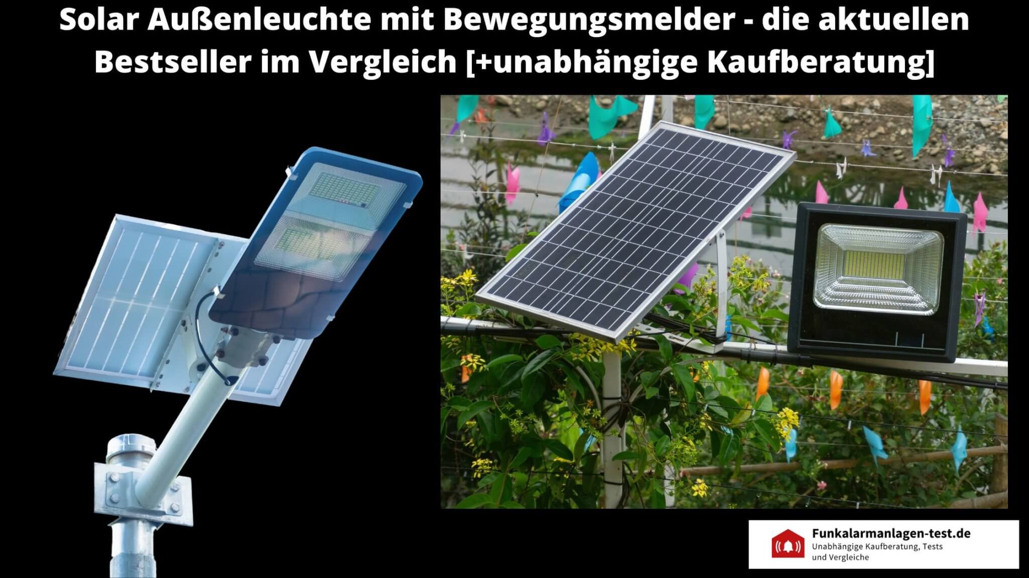 Solar Außenleuchte mit Bewegungsmelder Test 2025 die besten 5